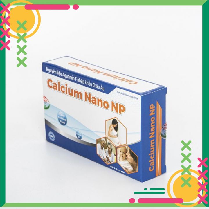 Viên uống Calcium Nano NP - hộp 30 viên bổ sung canxi D3 giúp tăng chiều cao, chắc xương cho người lớn tuổi