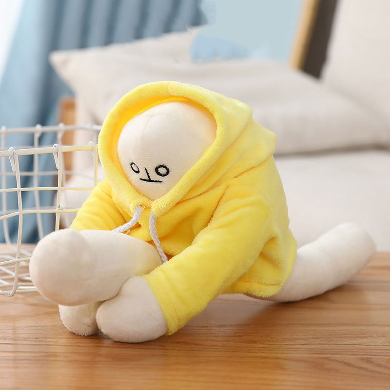Đồ Chơi Người Chuối Trầm Cảm LELUSH Banana Man CAO CẤP SIZE  65cm Tạo Nhiều Kiểu Dáng TC - NHÓC