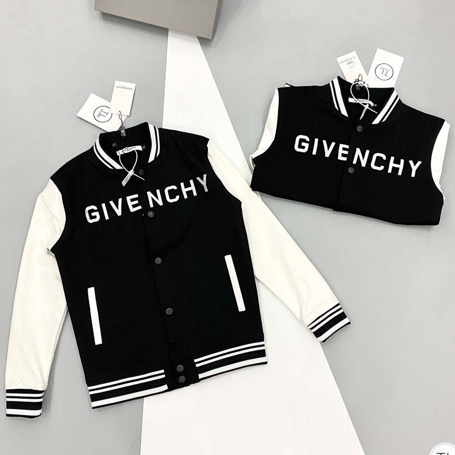 Áo khoác💞𝐅𝐑𝐄𝐄𝐒𝐇𝐈𝐏💞Áo Bomber thêu Givenchy chất nỉ dày dặn,Áo Mùa Đông Nam kiểu dáng Unisex trẻ trung năng động