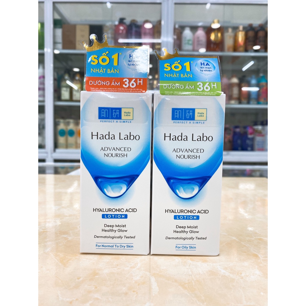 Dung dịch HADA LABO dưỡng ẩm tối ưu dành cho da thường và da dầu mẫu mới 2022 100ml