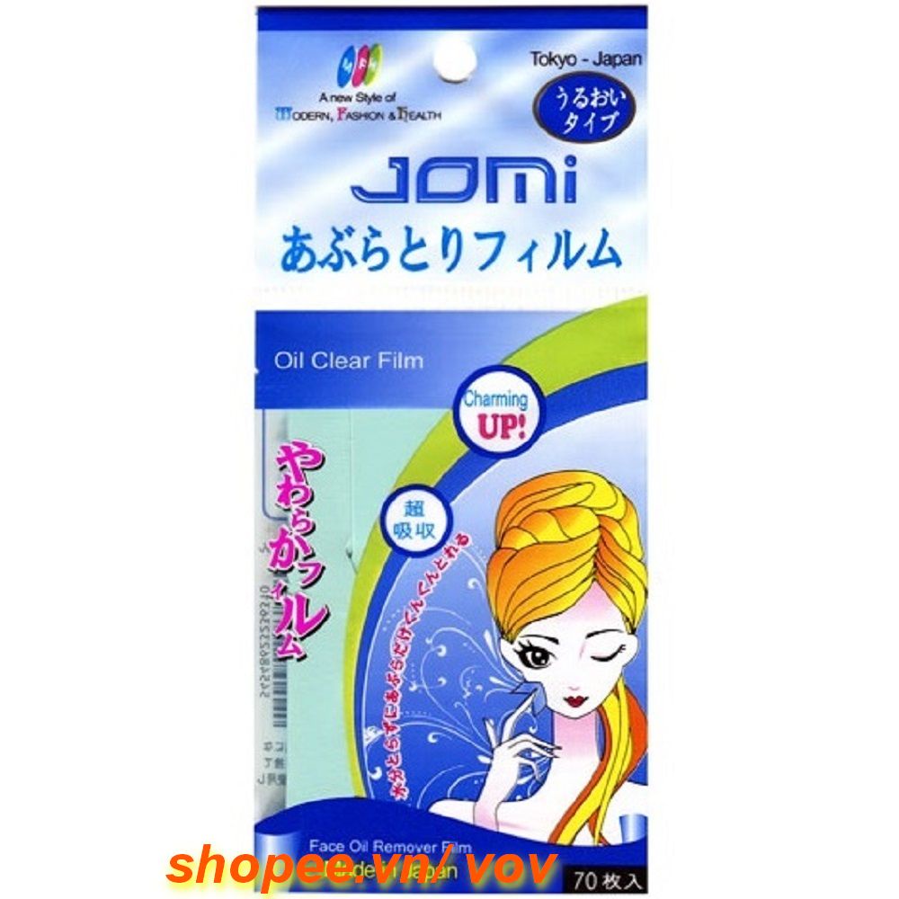 Phim Thấm Dầu Jomi 70 Tờ Oil Clear Film 100% chính hãng, vov cung cấp và bảo trợ.