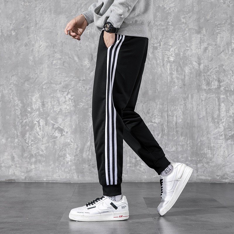 Quần Jogger Nam 3 Sọc 50 -80kg Kiểu Dáng Thể Thao ( Hàng Xuất Khẩu ) | BigBuy360 - bigbuy360.vn