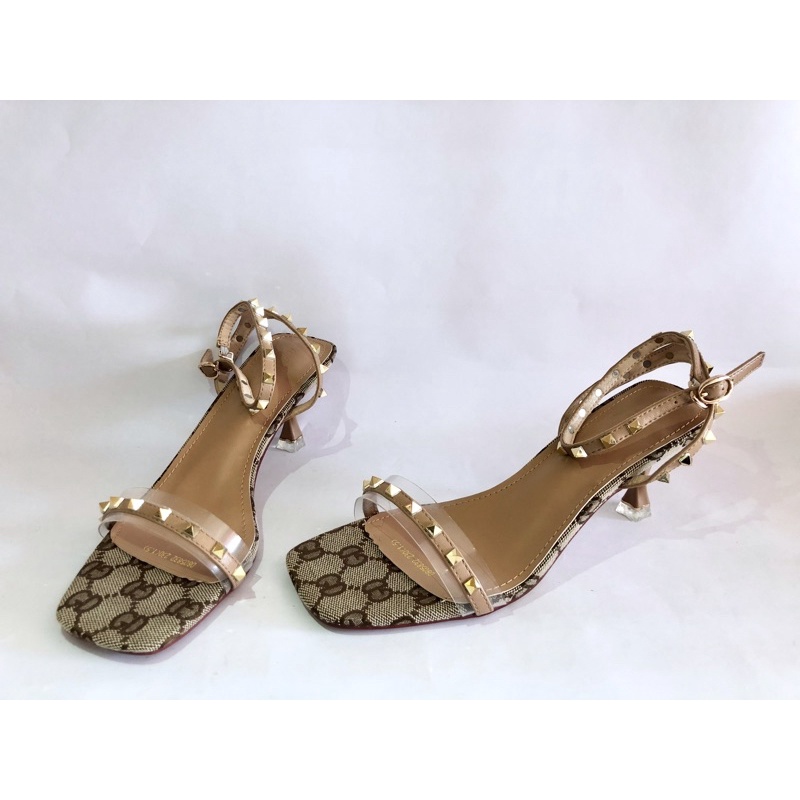 Sandal đinh tán nâu - Size 36 (1,5)