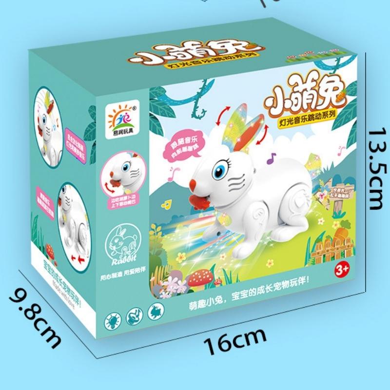 Đồ Chơi trẻ em Chú Thỏ Nhảy Múa, phát sáng, có Nhạc, có Đèn