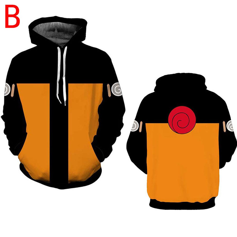 Áo hoodie tay dài in hình Anime Naruto cho nam | BigBuy360 - bigbuy360.vn