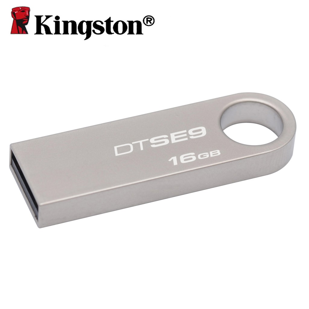 USB Kingston DTSE9 16GB , nhỏ gọn phù hợp cho xe ô tô thiết kế vỏ kim loại chống nước -  Bảo Hành 5 năm