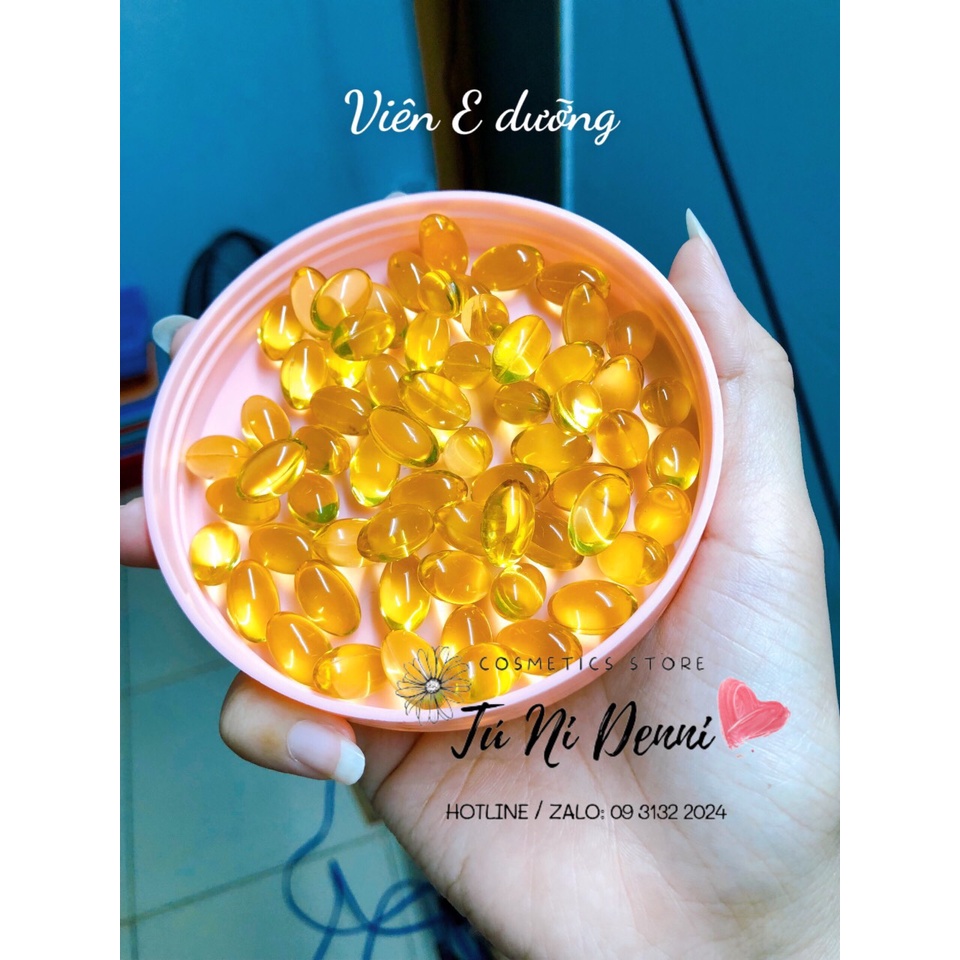 Lẻ 1 viên vitamin E dưỡng dài pha kem body