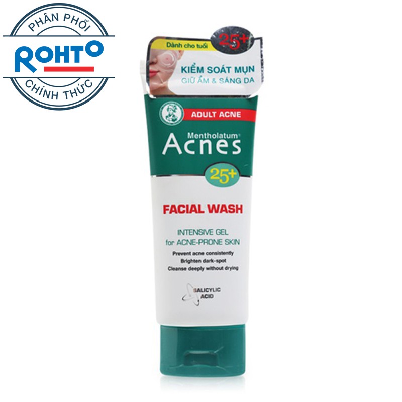 Acnes 25+ Facial Wash - Gel Rửa Mặt Ngăn Ngừa Mụn