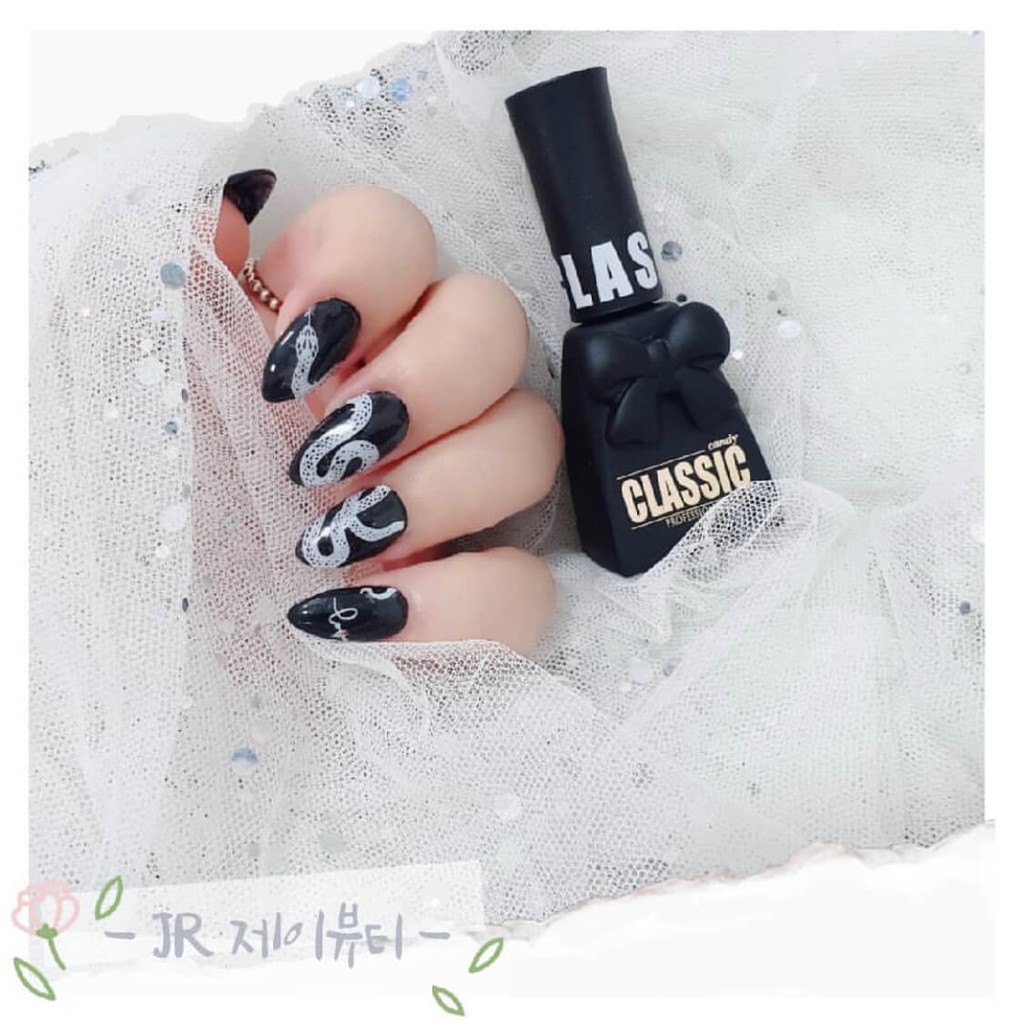 💕Candy Nail Combo 2 sản phẩm💕Sơn gel Hàn quốc Tông màu Đen & Trắng ⭐️FreeShip⭐️