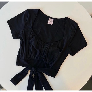 Áo Croptop Cột Nơ Bigsize