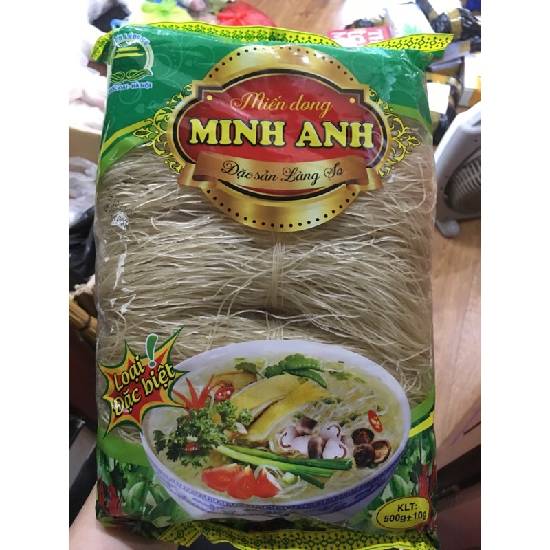 Miến dong đặc sản làng So: Mềm - Dẻo - Không sạn nát gói 500g-1kg