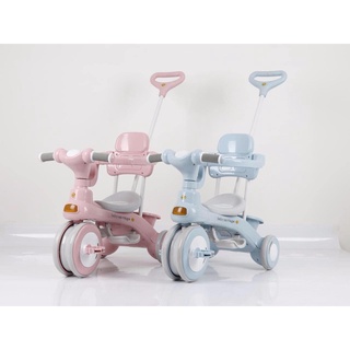 Xe đạp ba bánh cho bé từ 1 đến 3 tuổi có cần đẩy phát nhạc sinh động