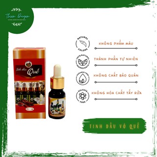 Tinh dầu vỏ quế Hương Quế Trà Bồng 10ml