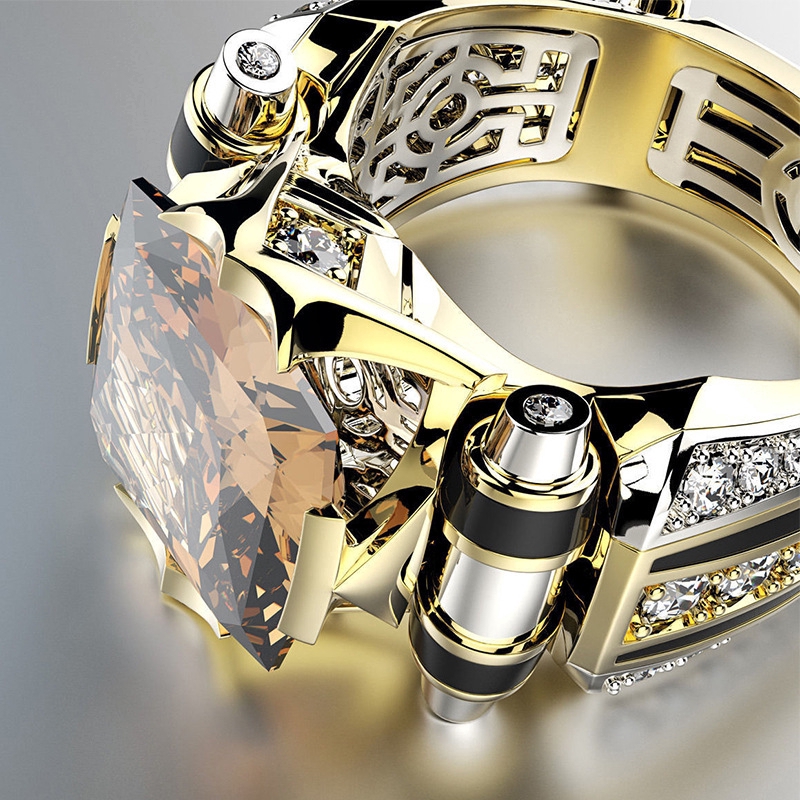 S925 Silver Uniquely Designed Men's Fashion Accessory Ring