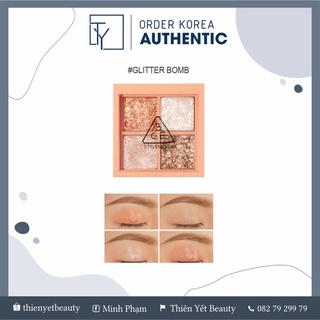 Bảng Phấn Mắt 4 Màu Mini Multi Eye Color Palette #Glitter Bomb