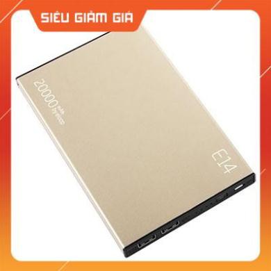 Free Ship - Pin sạc dự phòng Eloop E14 vỏ kim loại nhôm - 20.000 mAh