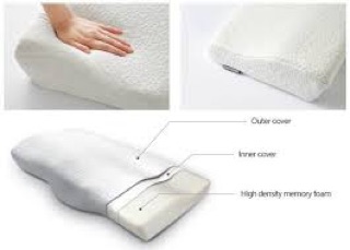Gối dáng cong Memory foam lock&lock
