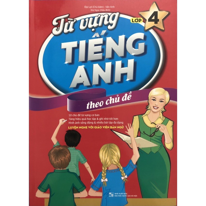 Sách - Từ vựng tiếng anh theo chủ đề lớp 4