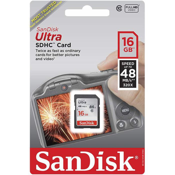 THẺ NHỚ SANDISK ULTRA 16GB