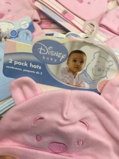 Mũ cotton ( set 2c) cho bé sơ sinh