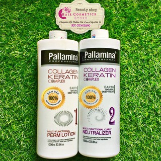 THUỐC UỐN TÓC (UỐN LẠNH DẠNG GEL) PALLAMINA COLLAGEN CAO CẤP 1000ML