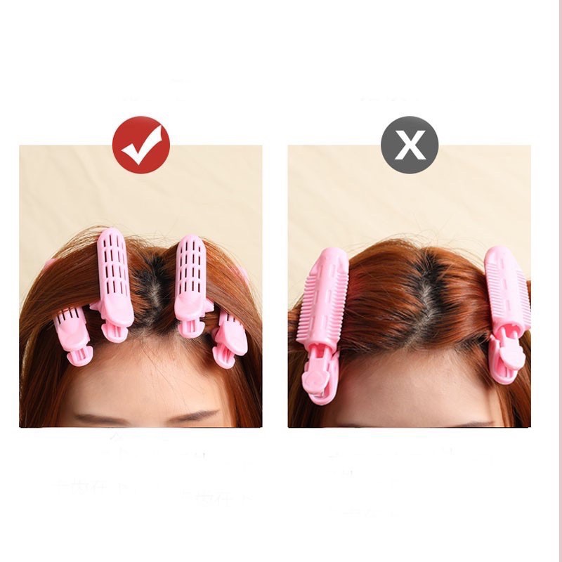 Set 3 chiếc kẹp phồng chân tóc - Kẹp lô uốn tóc tạo kiểu phong cách Hàn Quốc cho nữ