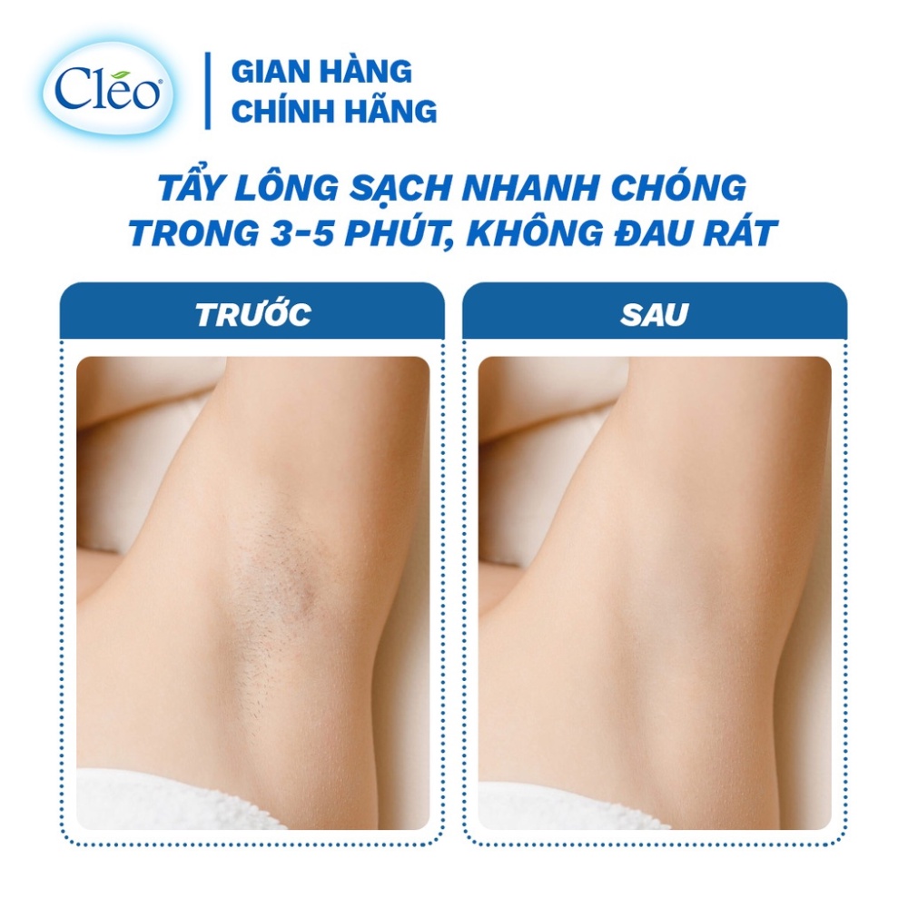 Kem tẩy lông cleo Avocado Hair Removal Cream 50g chiết xuất từ bơ