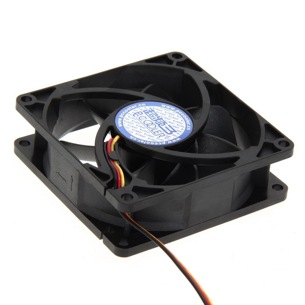 [rememberme]Mute 80mm Computer PC Case 3/4 Pin Cooling Fan with Screw Pad for PC CUP K1B
