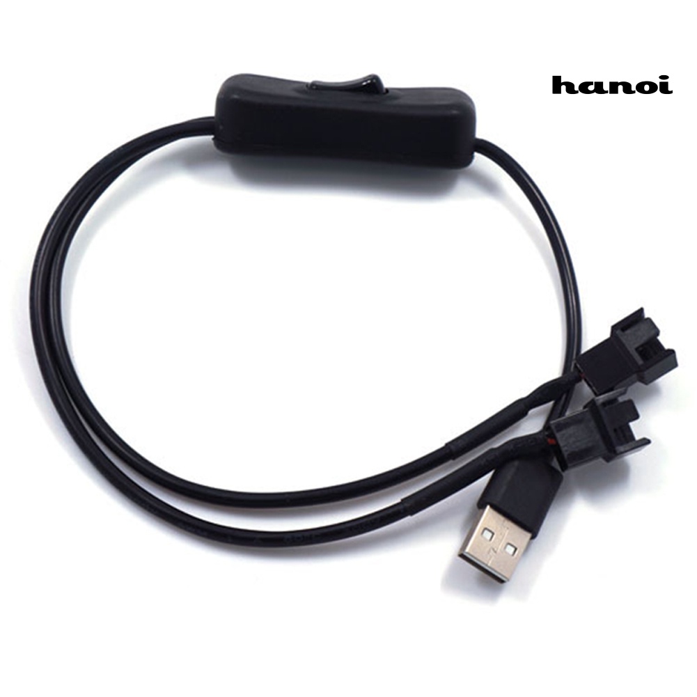 Dây Cáp Nối Quạt Máy Tính / Máy Tính 2 Chiều USB Sang 4 Pin 5V