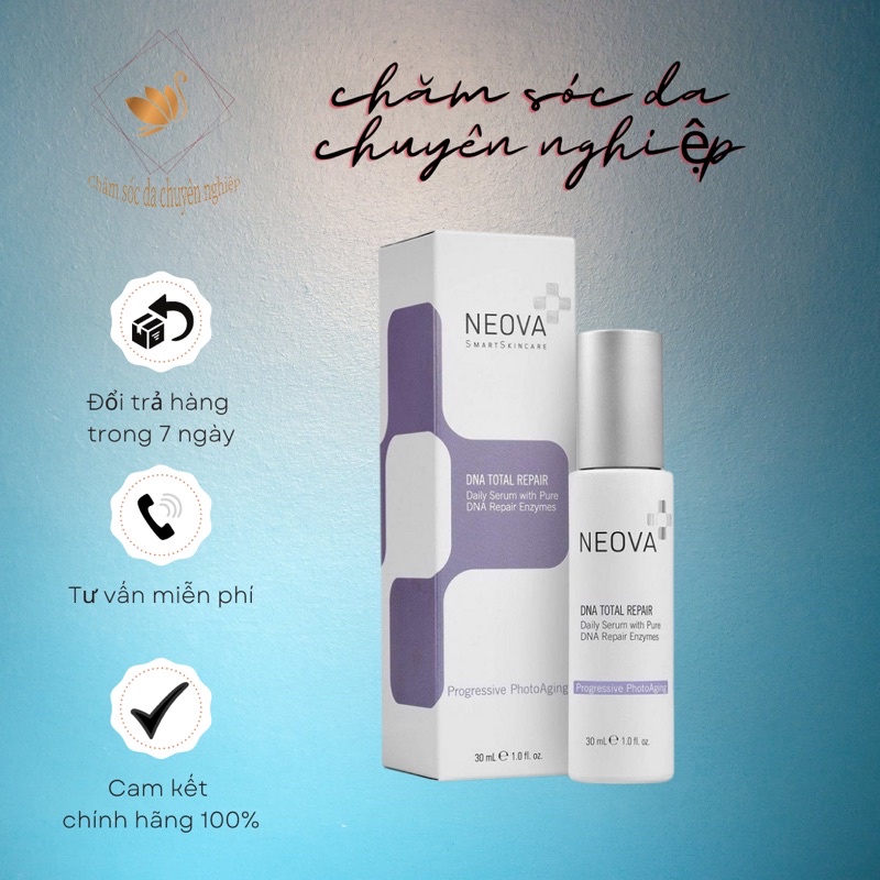 HUYẾT TƯƠNG PHỤC HỒI DA - SERUM NEOVA DNA TOTAL REPAIR - Pure DNA Repair Enzymes 30ml