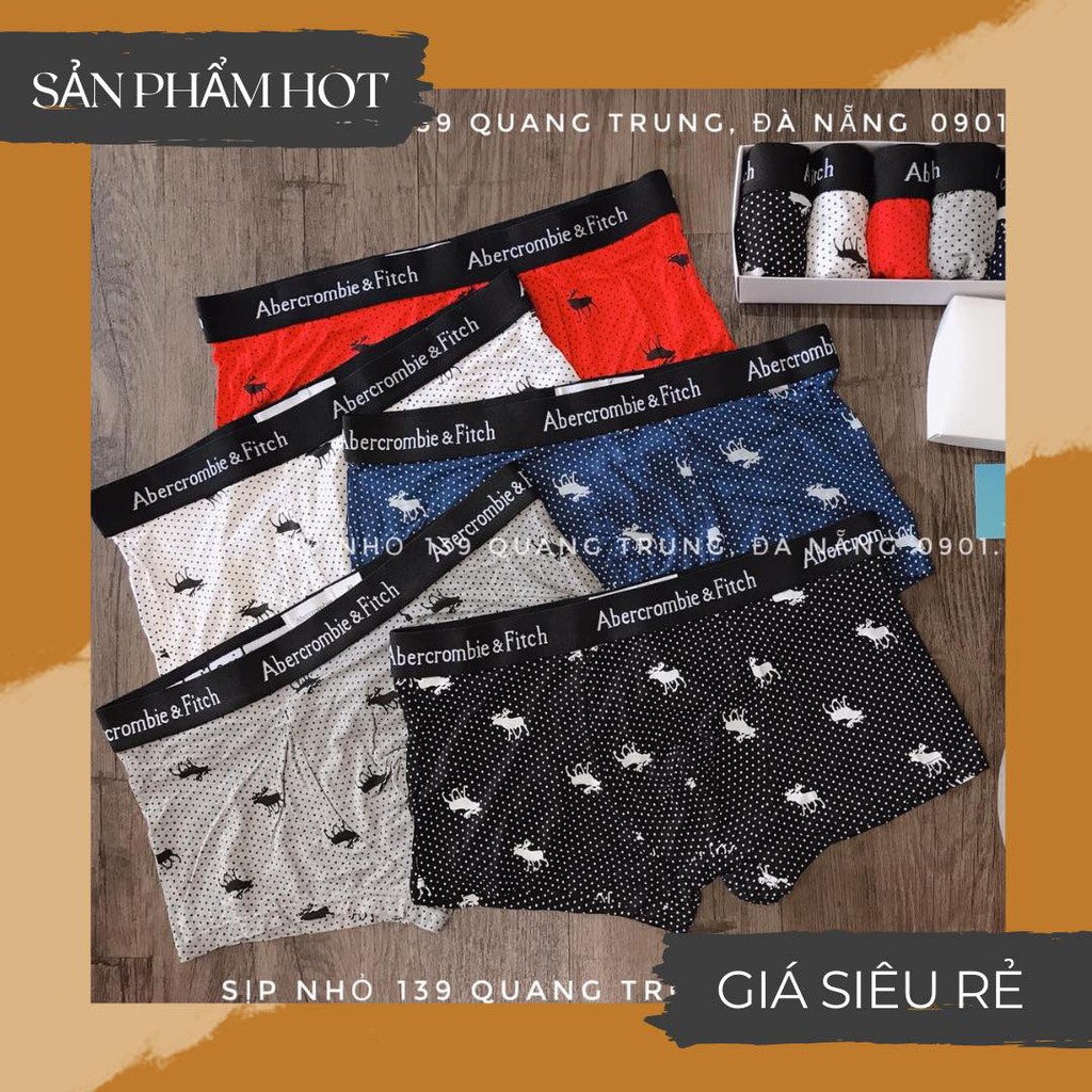 Quần xì nam boxer AF70 cotton 95% ,quần lót thuơng hiệu cao cấp thoáng mát,sịp đùi nam mang dễ chịu