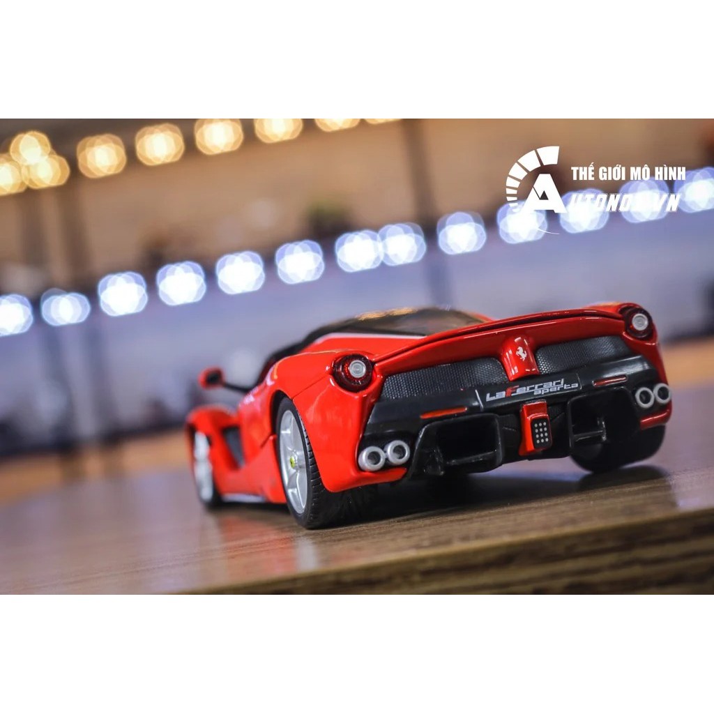 MÔ HÌNH FERRARI LAFERRARI APERTA RED 1:24 BBURAGO 4885