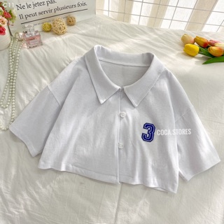 Áo crotop khuy cài số 3