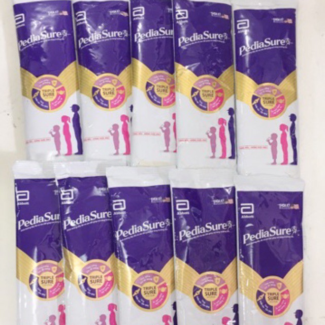 Combo 10 gói Sữa bột PediaSure 49g (Hương Vani)