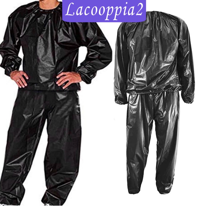 Fitness Sauna Suit Exercise Gym Home Sweat Suit Hoodie Pants | BigBuy360 - bigbuy360.vn