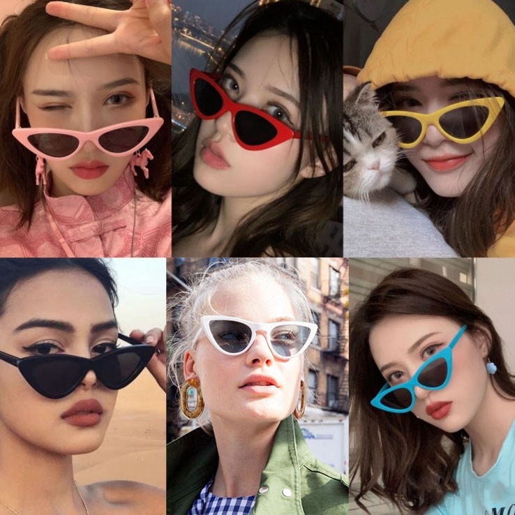 Kính Mát MMⅨ Mắt Mèo Thời Trang Hàn Cho Nữ