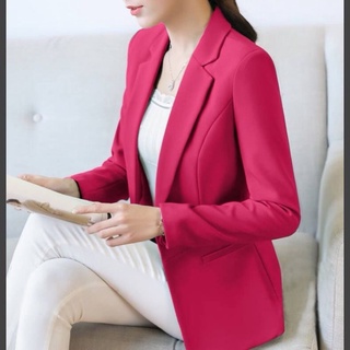 Image of Sale! New Colour pocket Blazer/ Blazer formal wanita /  blazer kantor / jas lengan tangan panjang