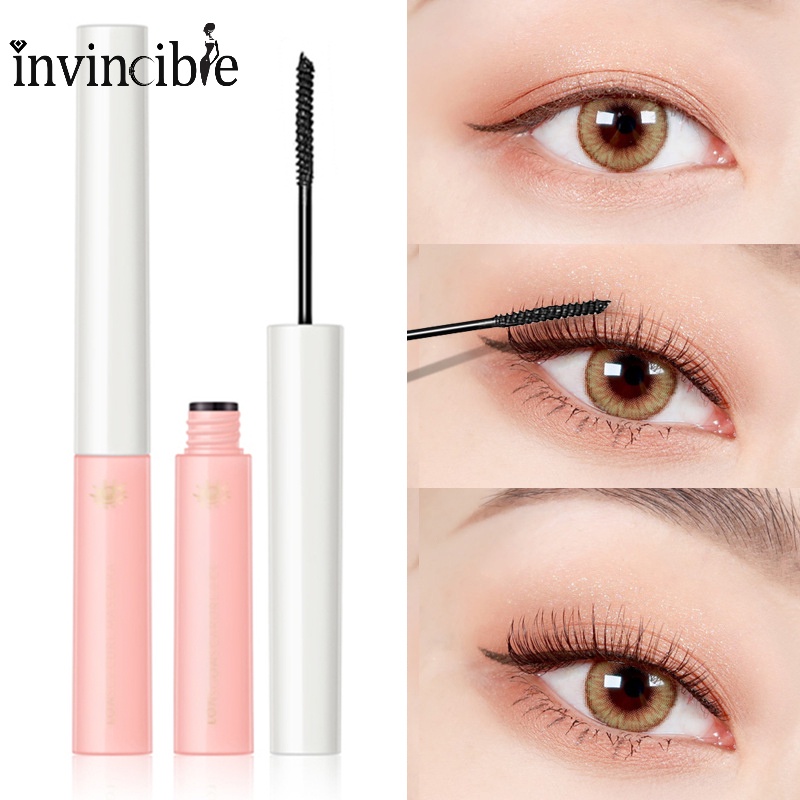 Mascara 2 Màu Siêu Mỏng Uốn Cong Làm Dài Lông Mi Tự Nhiên Kháng Nước Không Nhòe