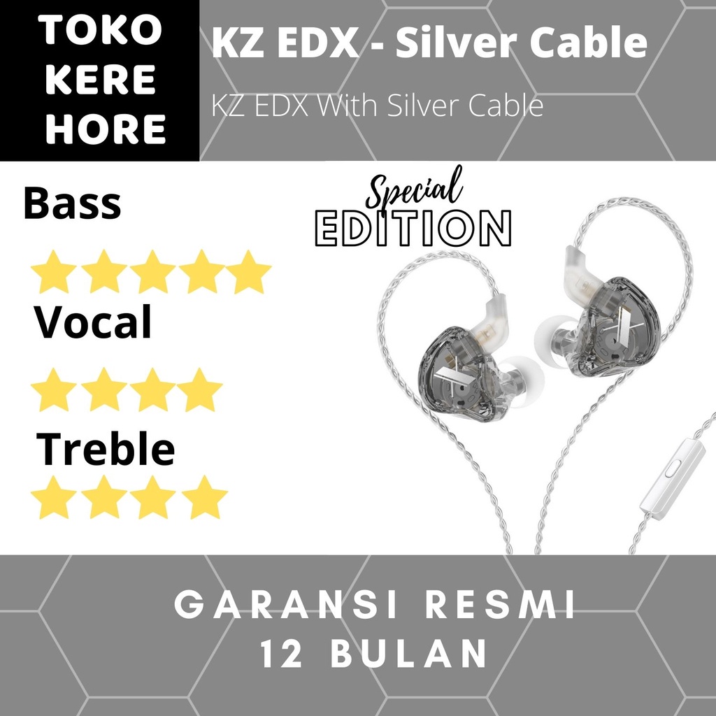 Tai Nghe Bluetooth Kz EDX IEM Dùng Để Chơi Game Loa Bass C4C3 Âm Thanh Sống Động Chất Lượng Cao