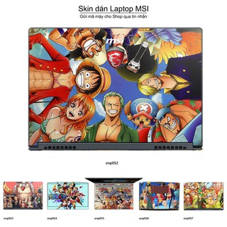 Mua Skin dán Laptop MSI in hình Vua hải tặc (inbox mã máy cho Shop)