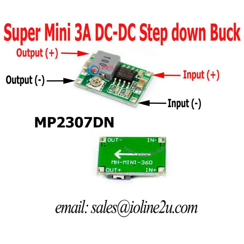 Module nguồn mini MP2307DN-TH125