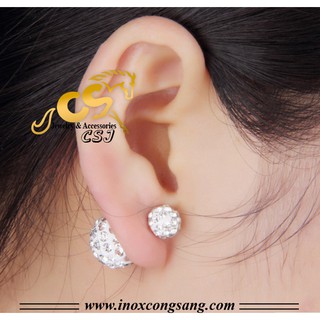 Bông tai dior trái châu sang trọng