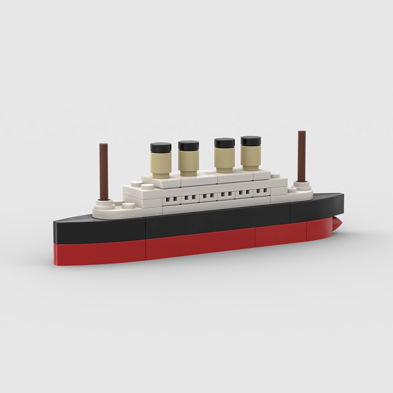 Mô Hình Tàu Titanic Mini Lắp Ráp Sáng Tạo Cho Bé