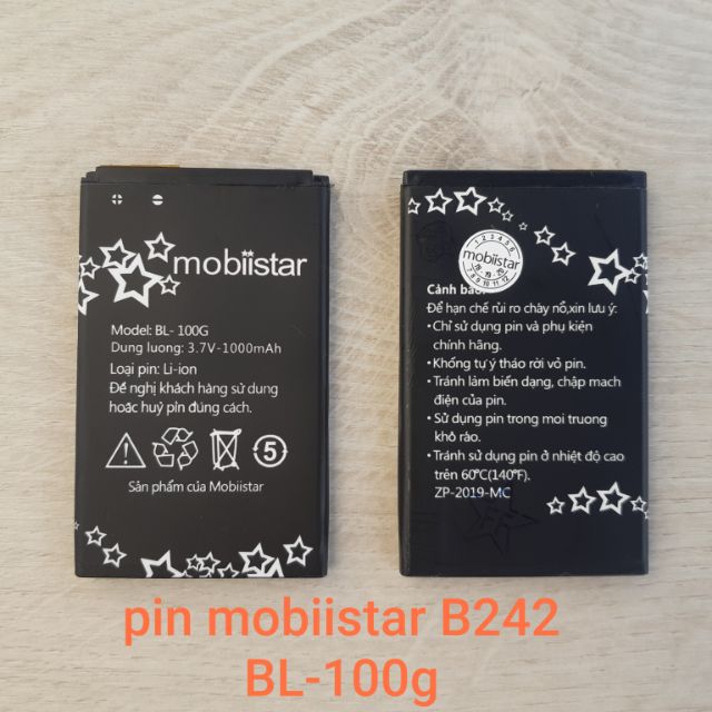 Pin mobiistar B242 (BL-100g)