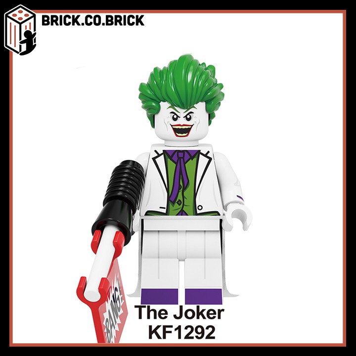 Lego Siêu Anh Hùng Non Joker Đồ Chơi Lắp Ráp Minifigure Mô Hình Marvels/ DC Kẻ Phản Diện KF6110