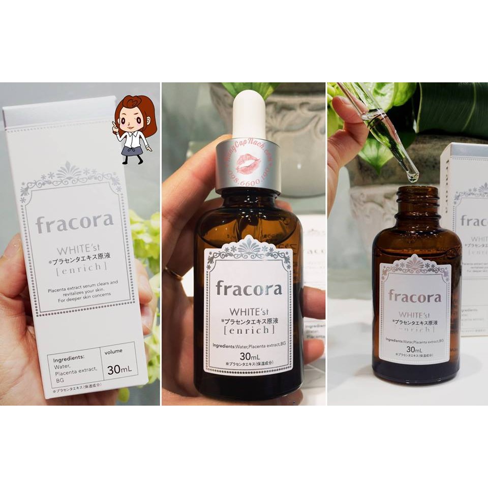 Serum trắng da Fracora Enrich