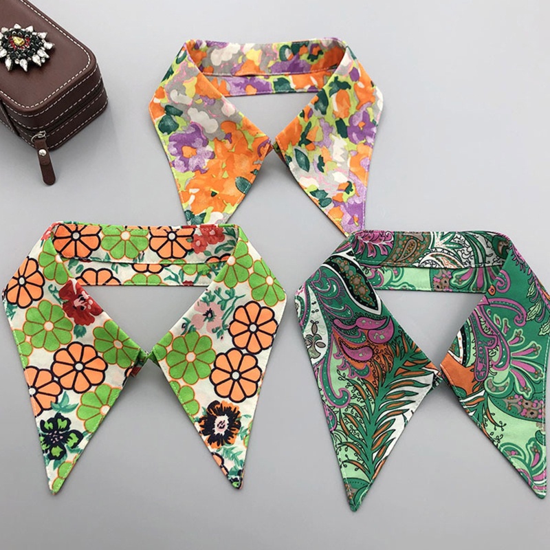 Cổ Áo Giả Họa Tiết Hoa Thanh Lịch Dành Cho Nữ Đi Dự Tiệc