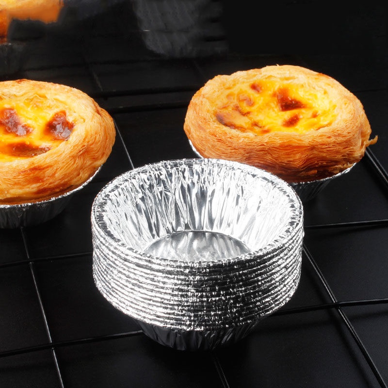 Cốc Giấy Thiếc Dùng Một Lần Làm Bánh Tart Tiện Dụng