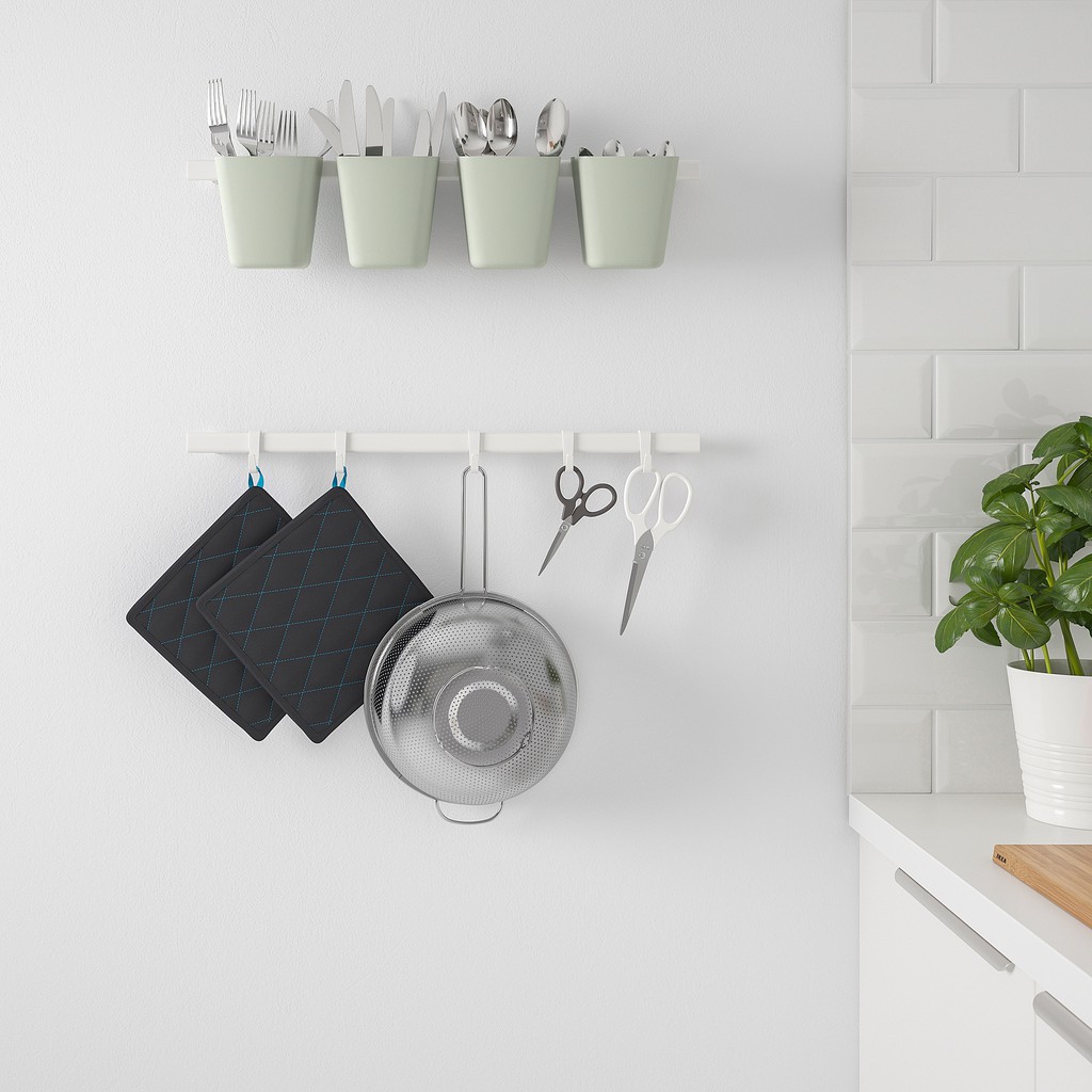 Bộ thanh treo, móc và giỏ treo đa năng Sunnersta IKEA 60cm
