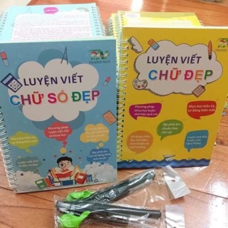 Combo 2 quyển Luyện Viết Chữ-Số đẹp cho bé